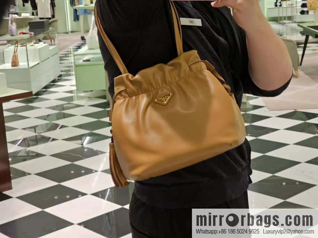 PRADA 🎉 new lucky bag 🎉 1BG541 small sheepskin 🎉🎉 brown