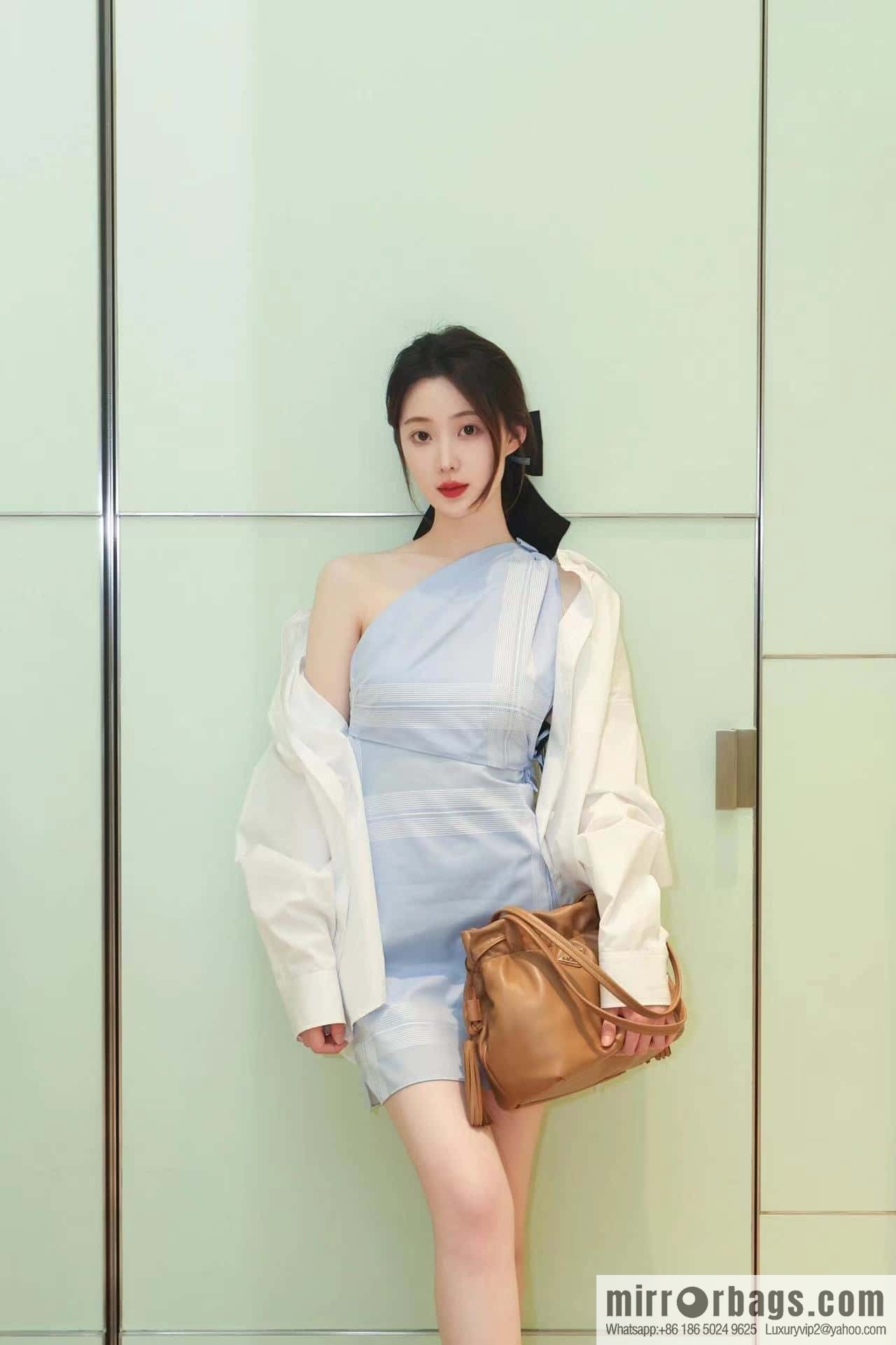 PRADA 🎉 new lucky bag 🎉 1BG541 small sheepskin 🎉🎉 brown