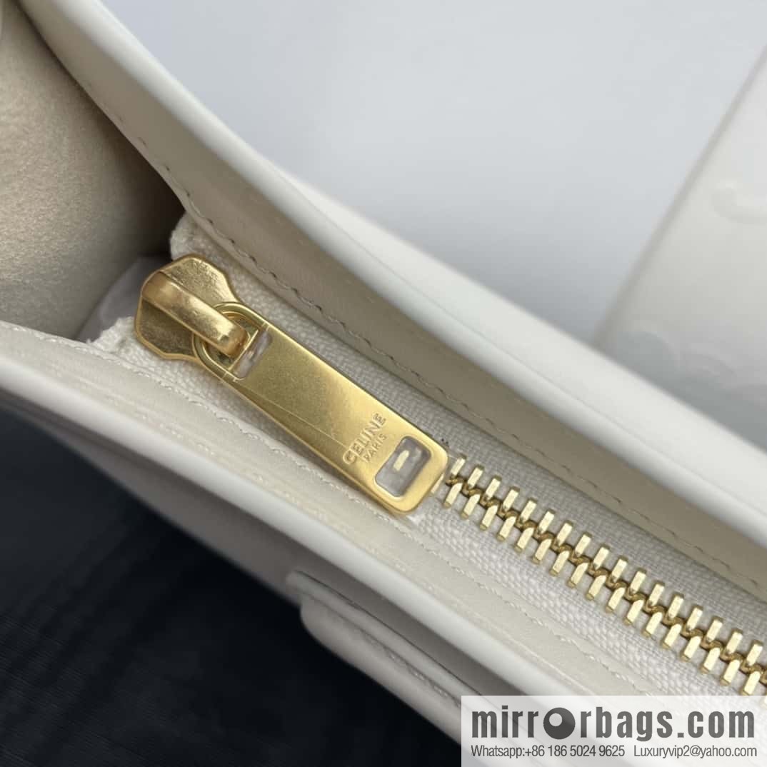 CELINE's new armpit bag collection TRIOMPHE handbag 198153 white
