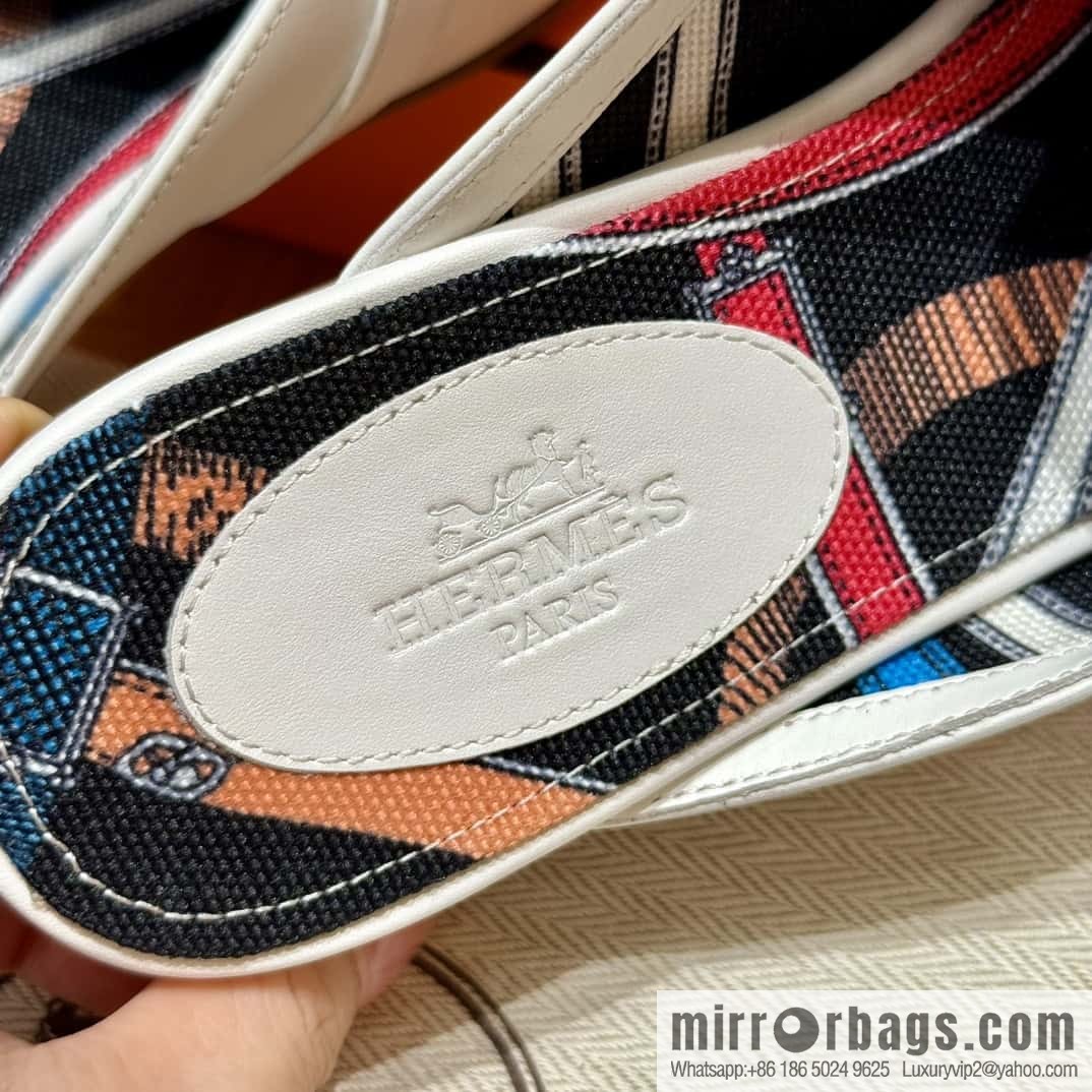 Hermès 188 OZ mules half trailers, pure white/01/Blanc goatskin/goatskin