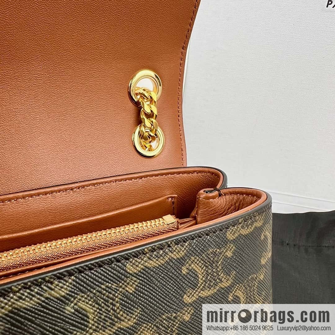 CELINE TEEN VICTOIRE small logo printed handbag 116592 old color
