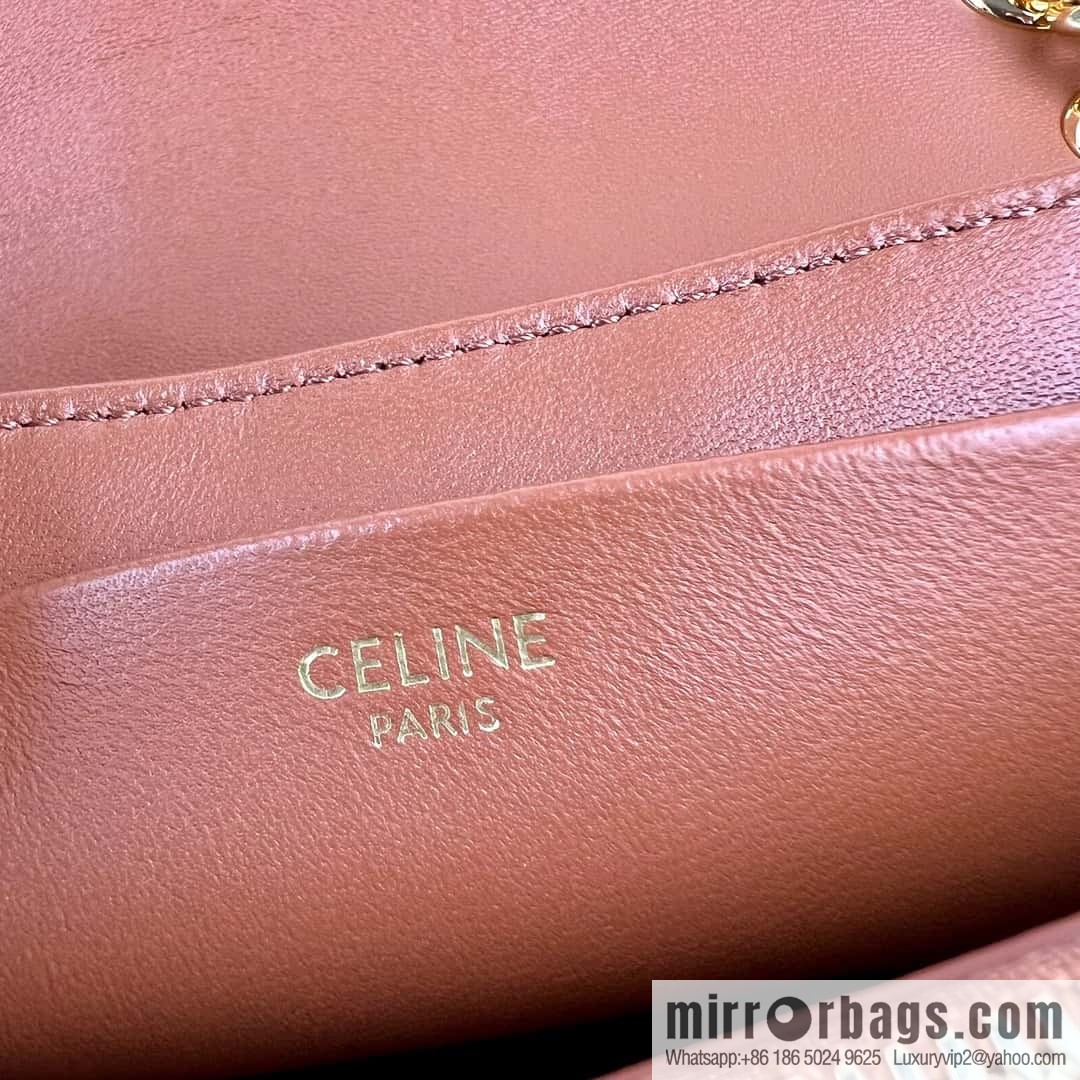 CELINE TEEN VICTOIRE small logo printed handbag 116592 old color