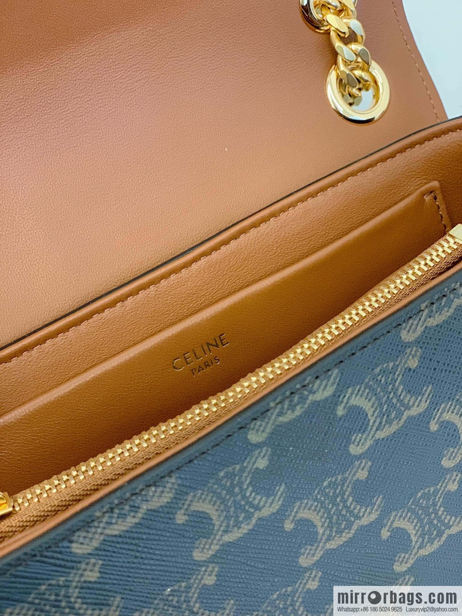 CELINE TEEN VICTOIRE small logo printed handbag 116592 old color