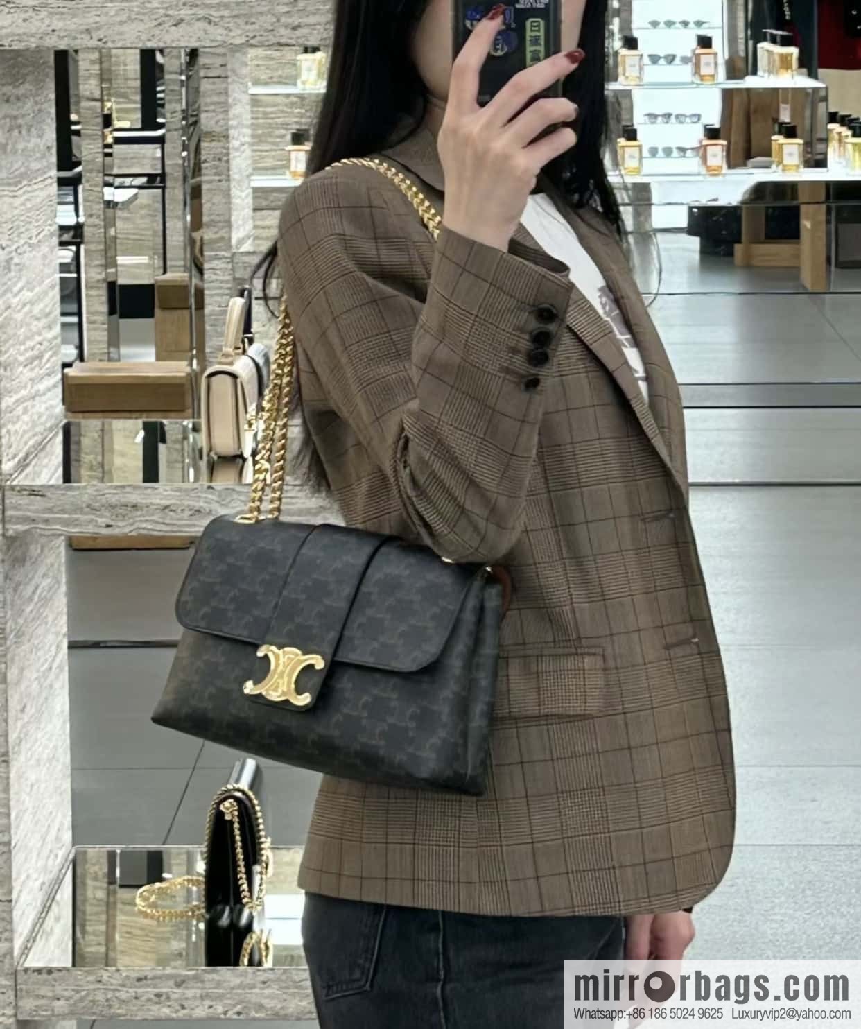 CELINE VICTOIRE M, logo printed handbag 115852 old color