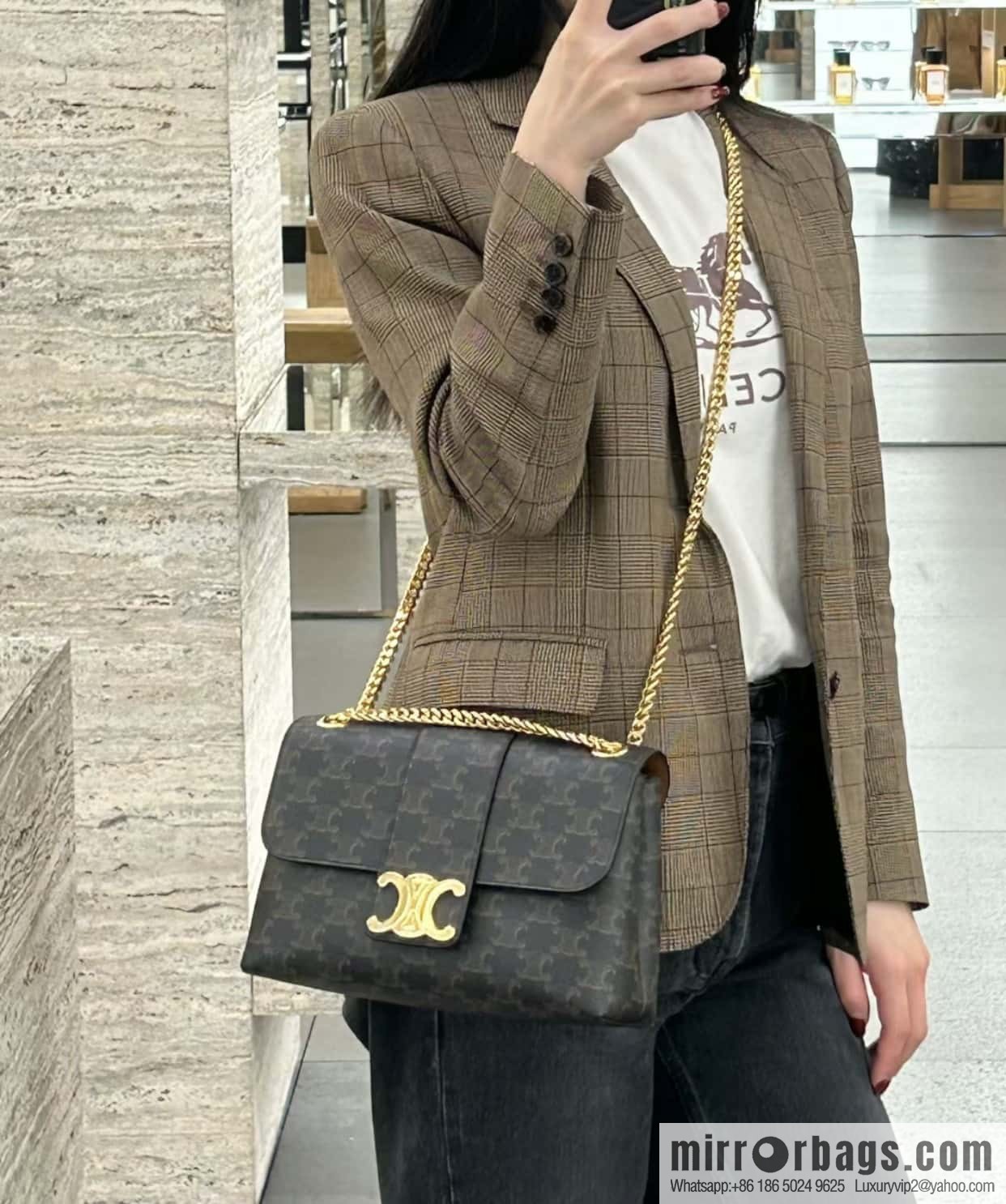 CELINE VICTOIRE M, logo printed handbag 115852 old color