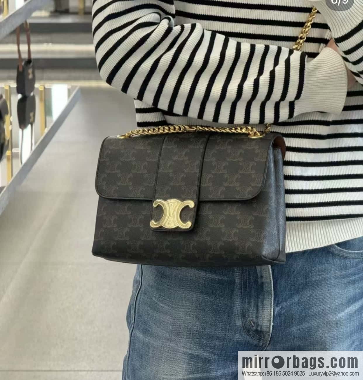 CELINE VICTOIRE M, logo printed handbag 115852 old color