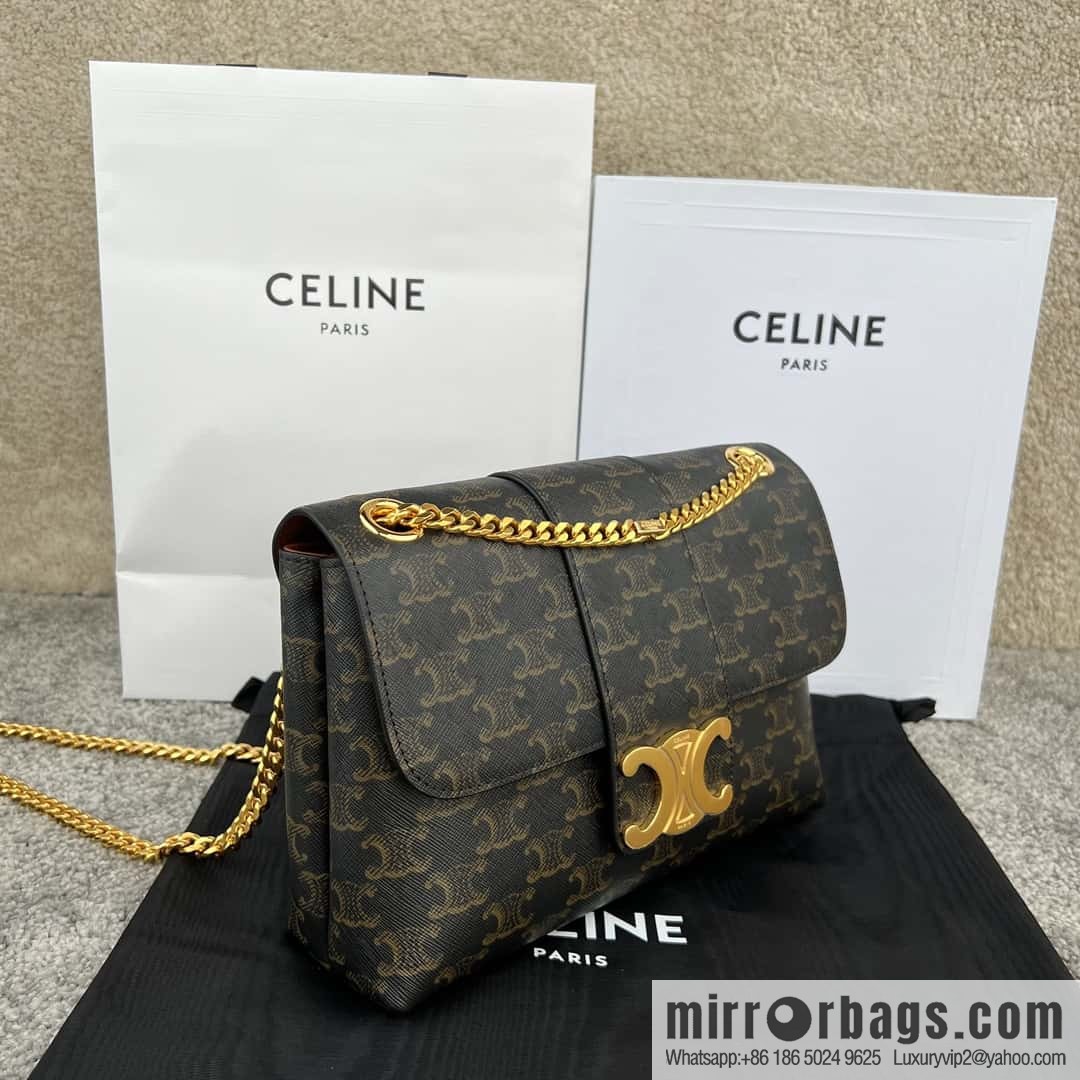 CELINE VICTOIRE M, logo printed handbag 115852 old color