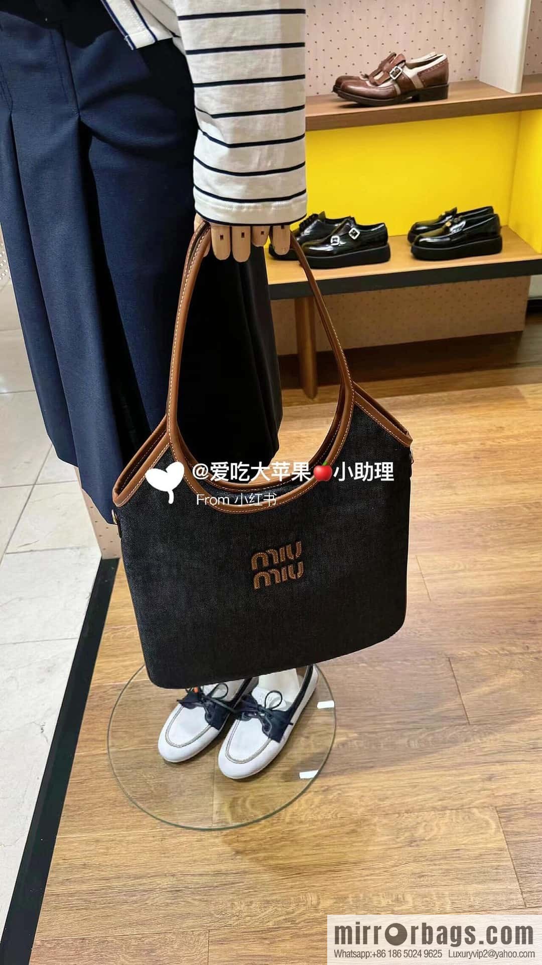 𝐌𝐢𝐮𝐌𝐢𝐮|| Miu Miu Bow Lace Up Sailing Flat Loafers