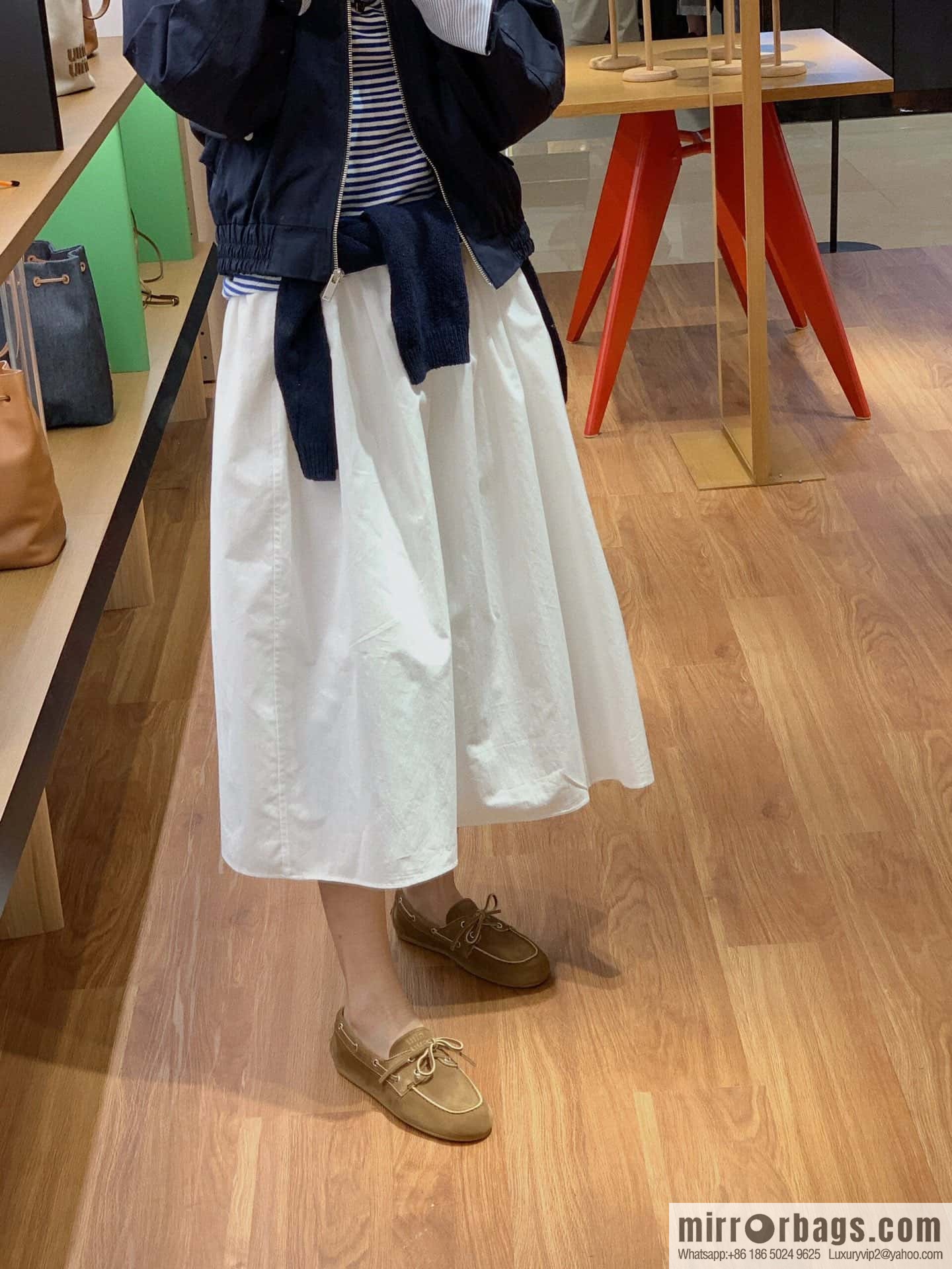 𝐌𝐢𝐮𝐌𝐢𝐮|| Miu Miu Bow Lace Up Sailing Flat Loafers
