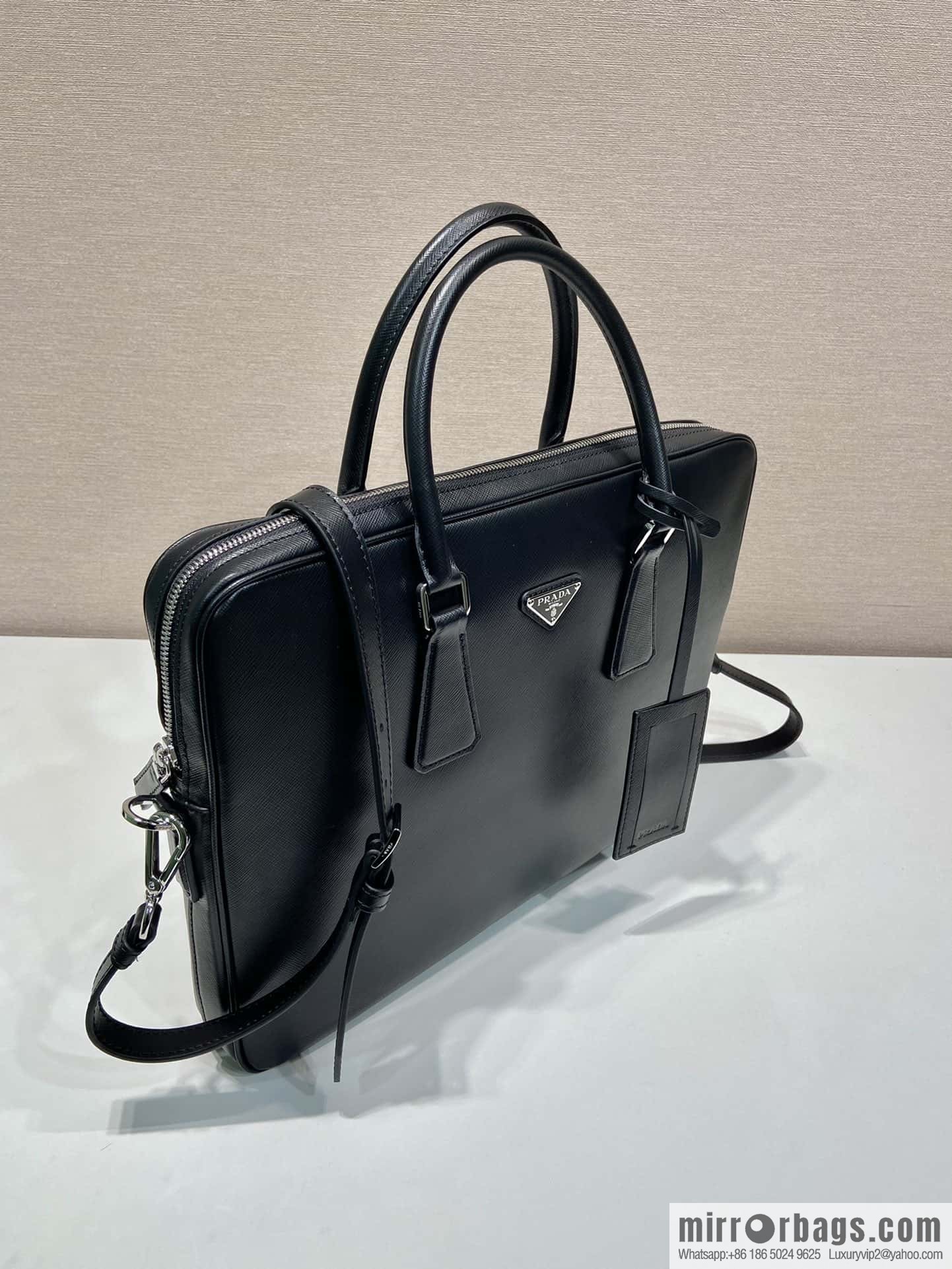 PRADA P new briefcase 0368 black