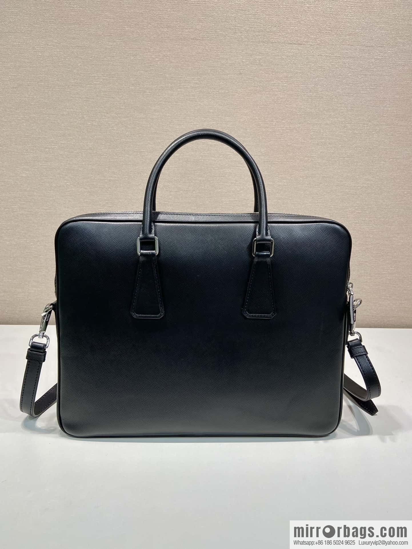 PRADA P new briefcase 0368 black