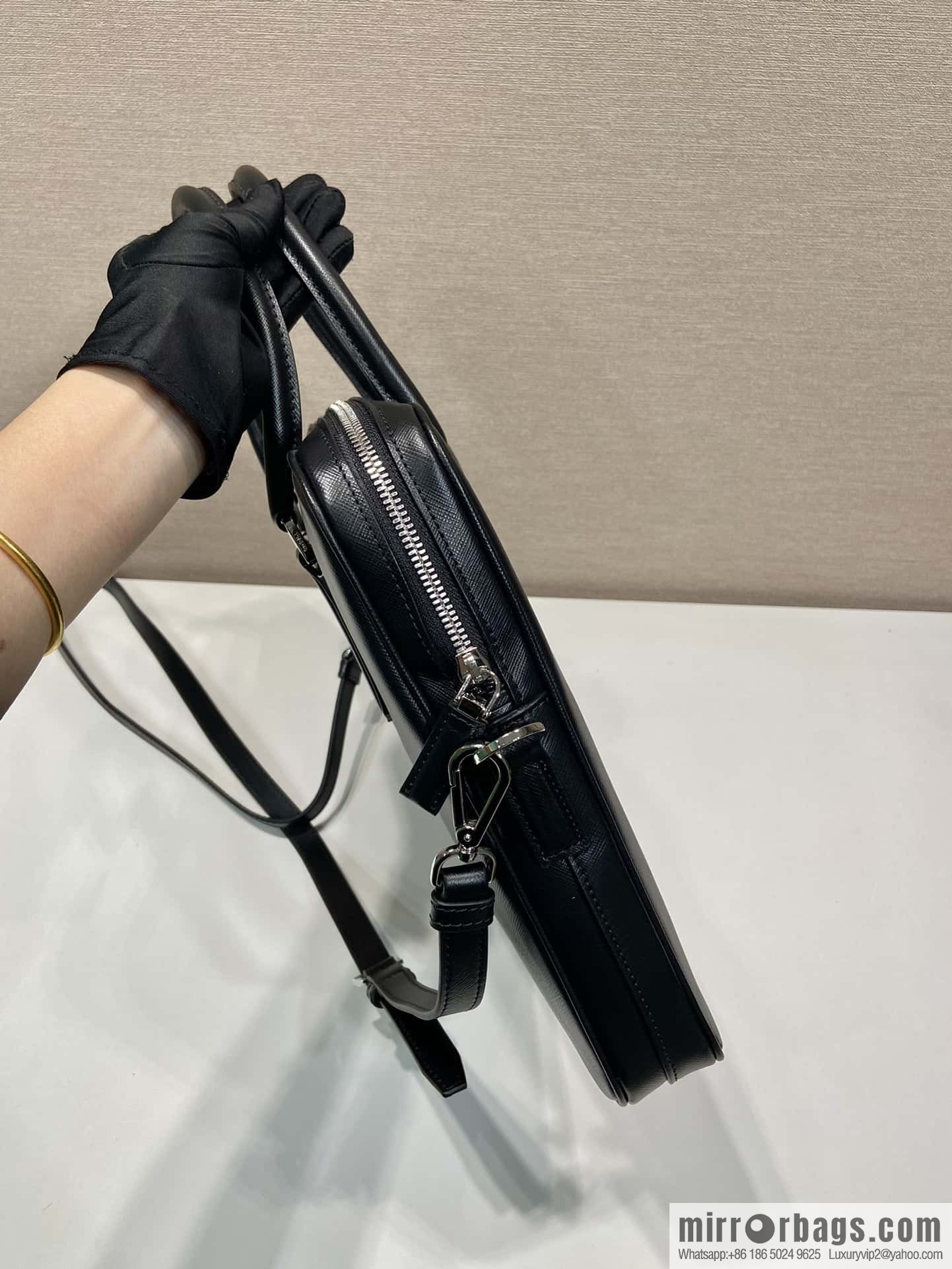 PRADA P new briefcase 0368 black