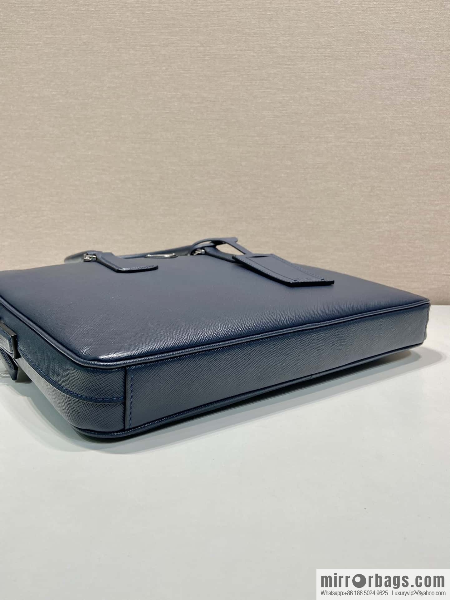 PRADA P home new briefcase 0368 blue