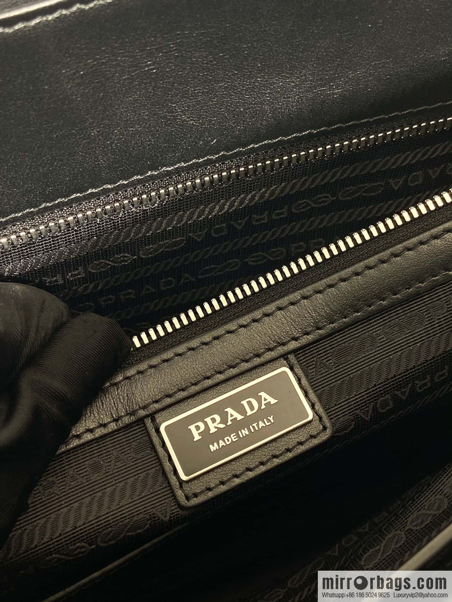 PRADA P home new briefcase 0368 blue
