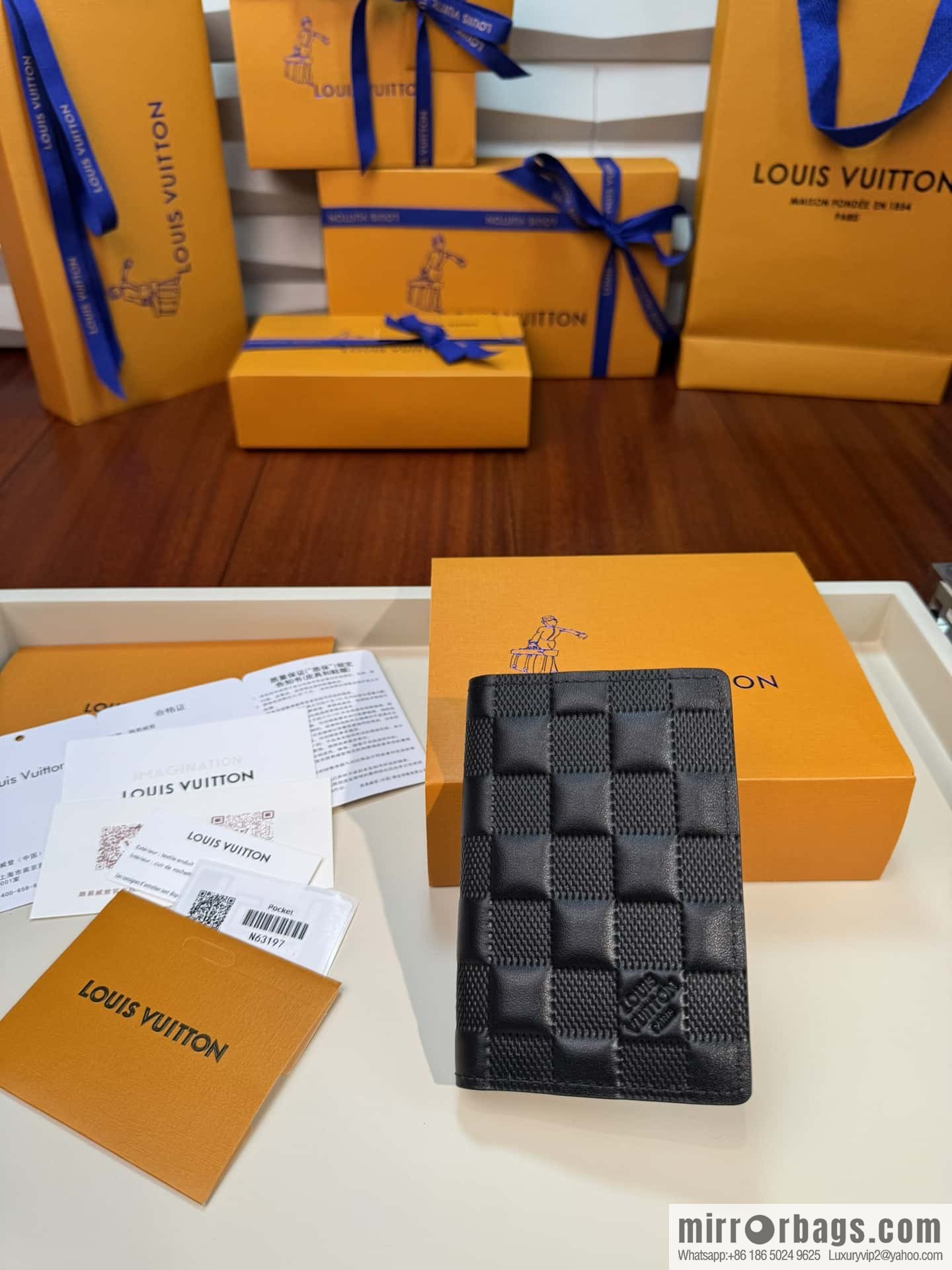 LV Pocket Organizer N63197 Premium