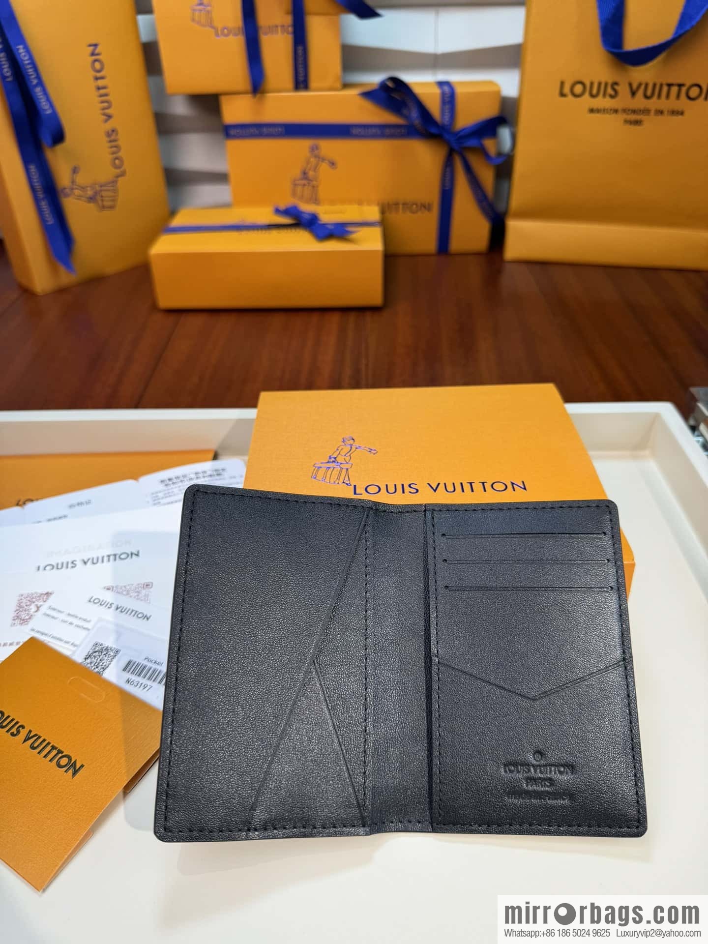 LV Pocket Organizer N63197 Premium