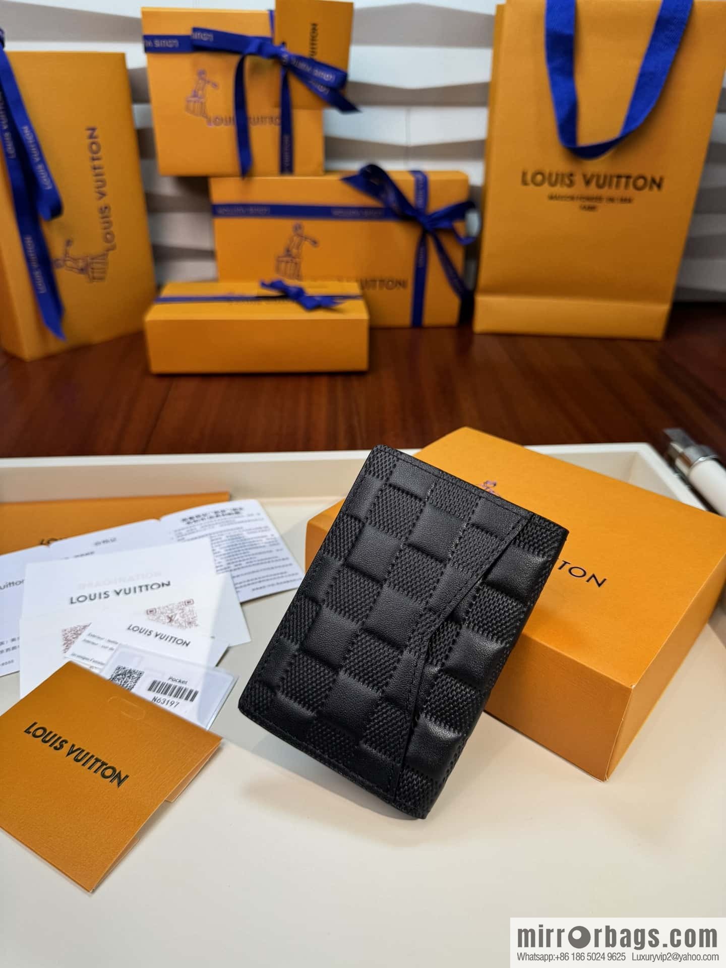 LV Pocket Organizer N63197 Premium