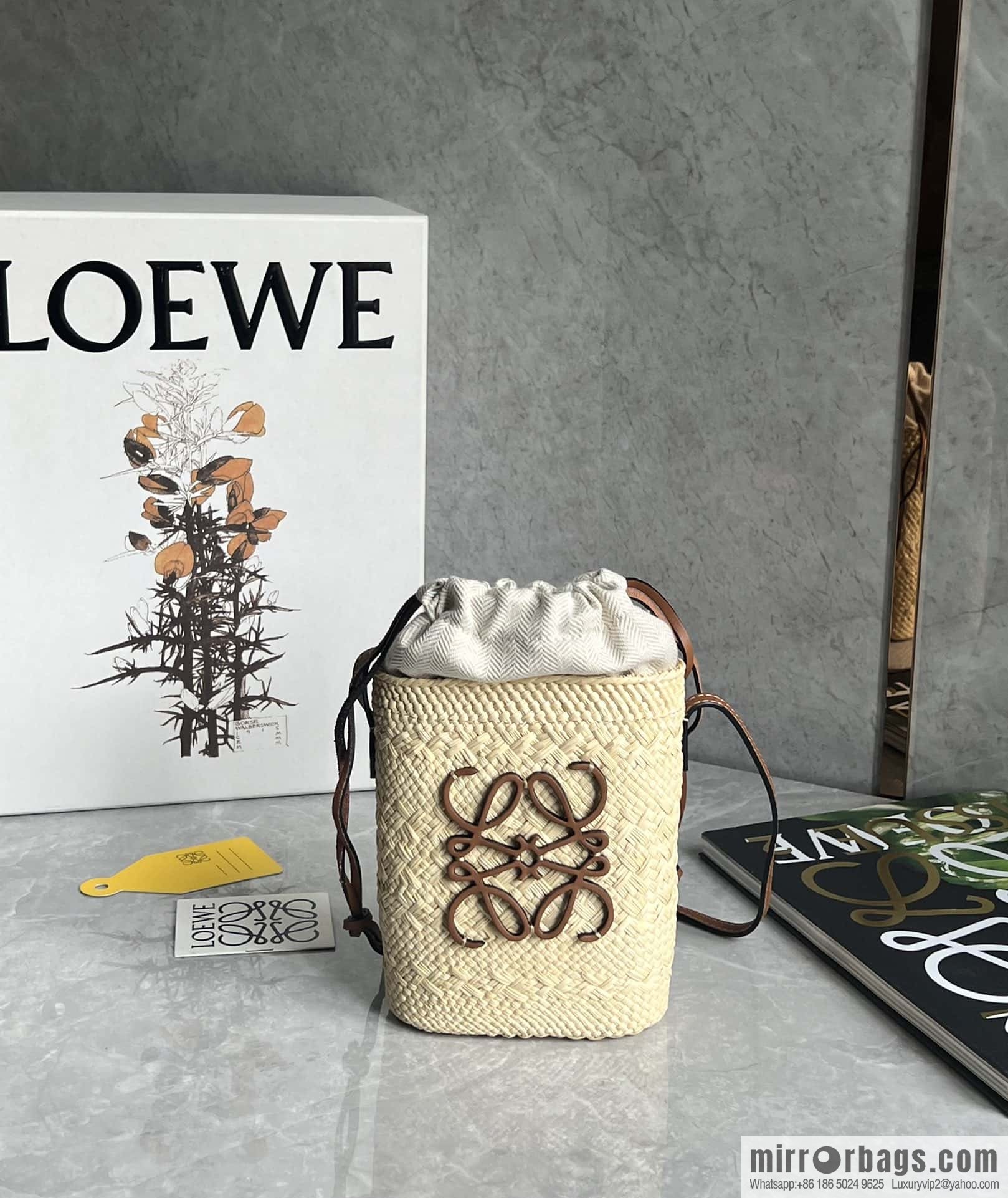 LOEWE Anagram Basket Phone Bag