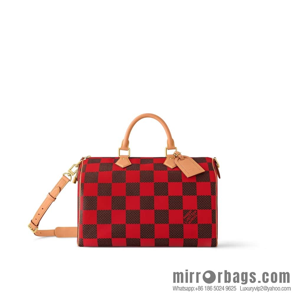 [Premium‑quality] N40579 green N40580 red 40cm travel bag Speedy Bandoulière 40 handbag