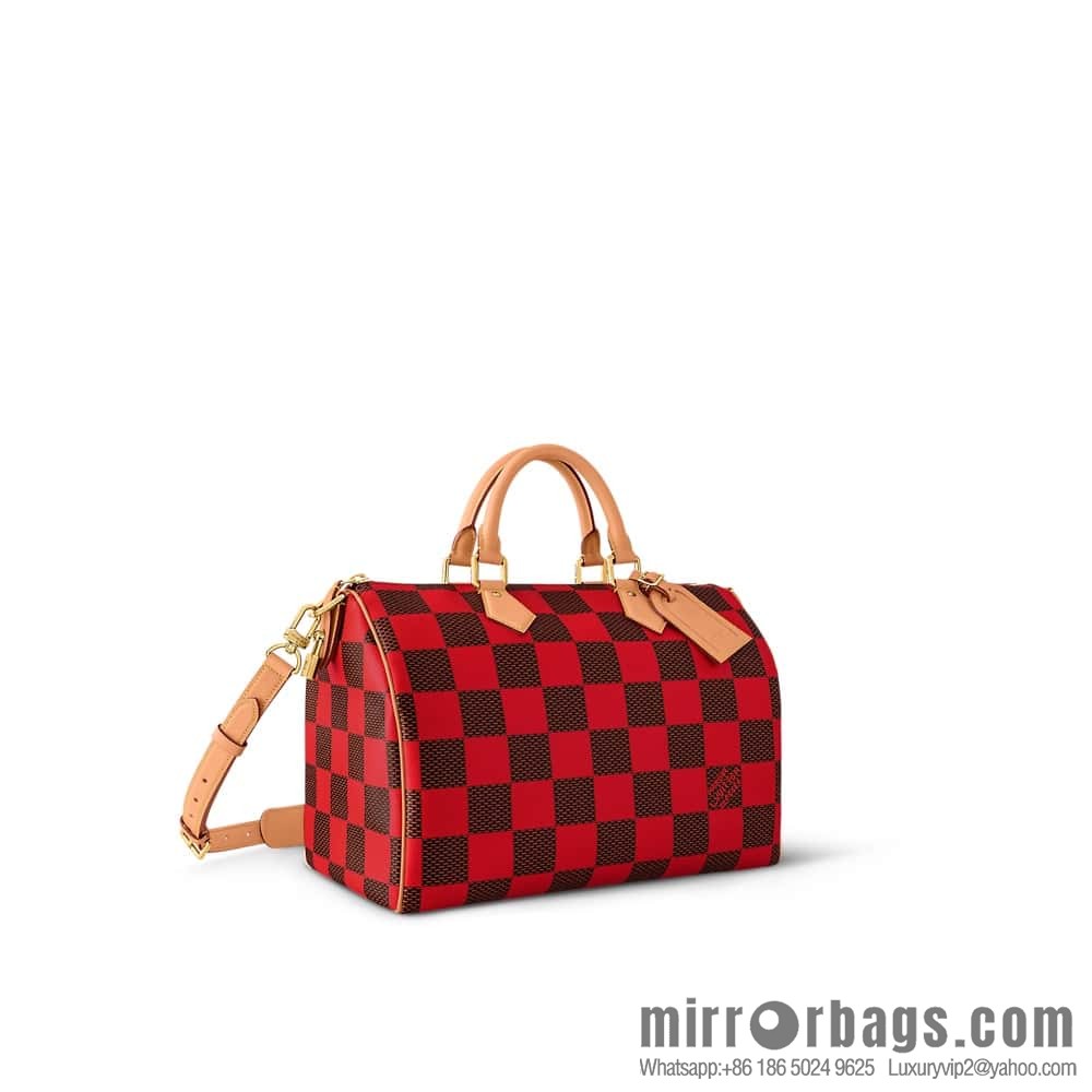 [Premium‑quality] N40579 green N40580 red 40cm travel bag Speedy Bandoulière 40 handbag