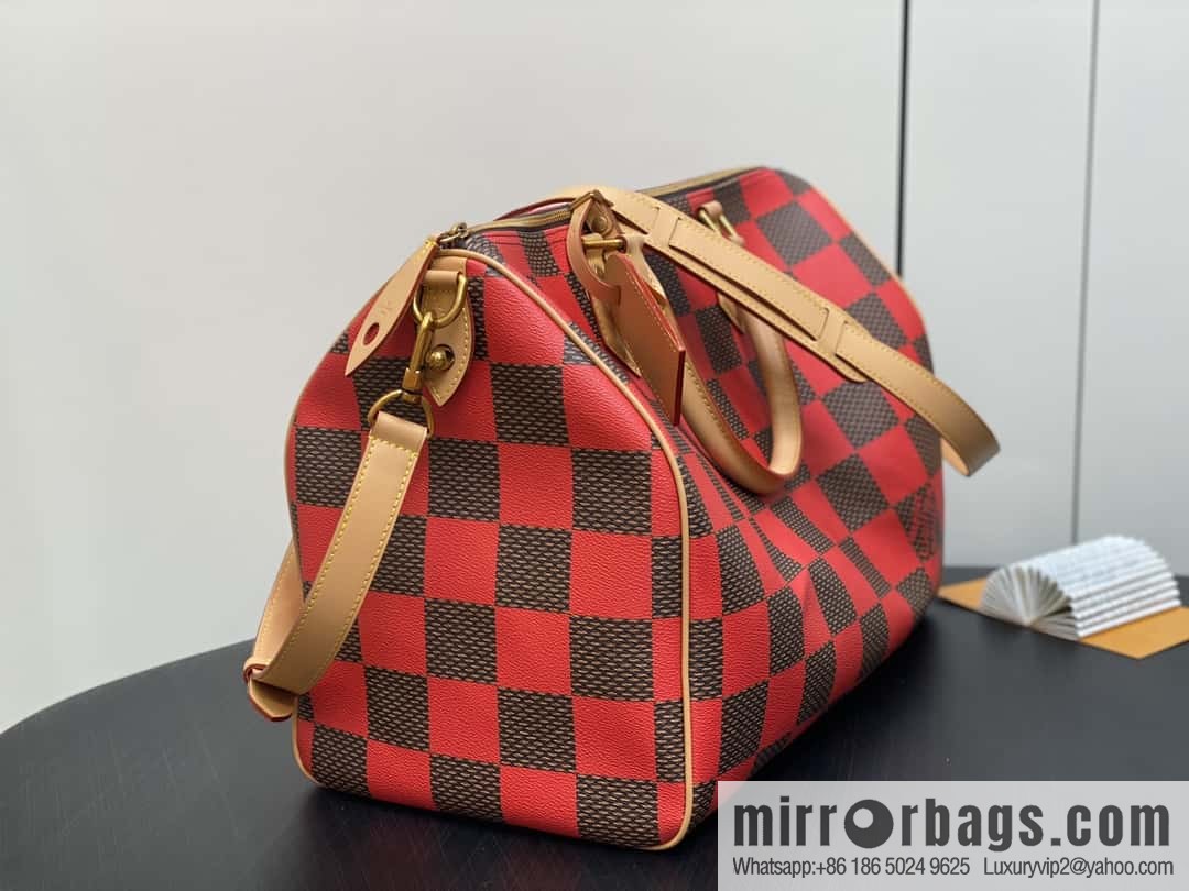 [Premium‑quality] N40579 green N40580 red 40cm travel bag Speedy Bandoulière 40 handbag