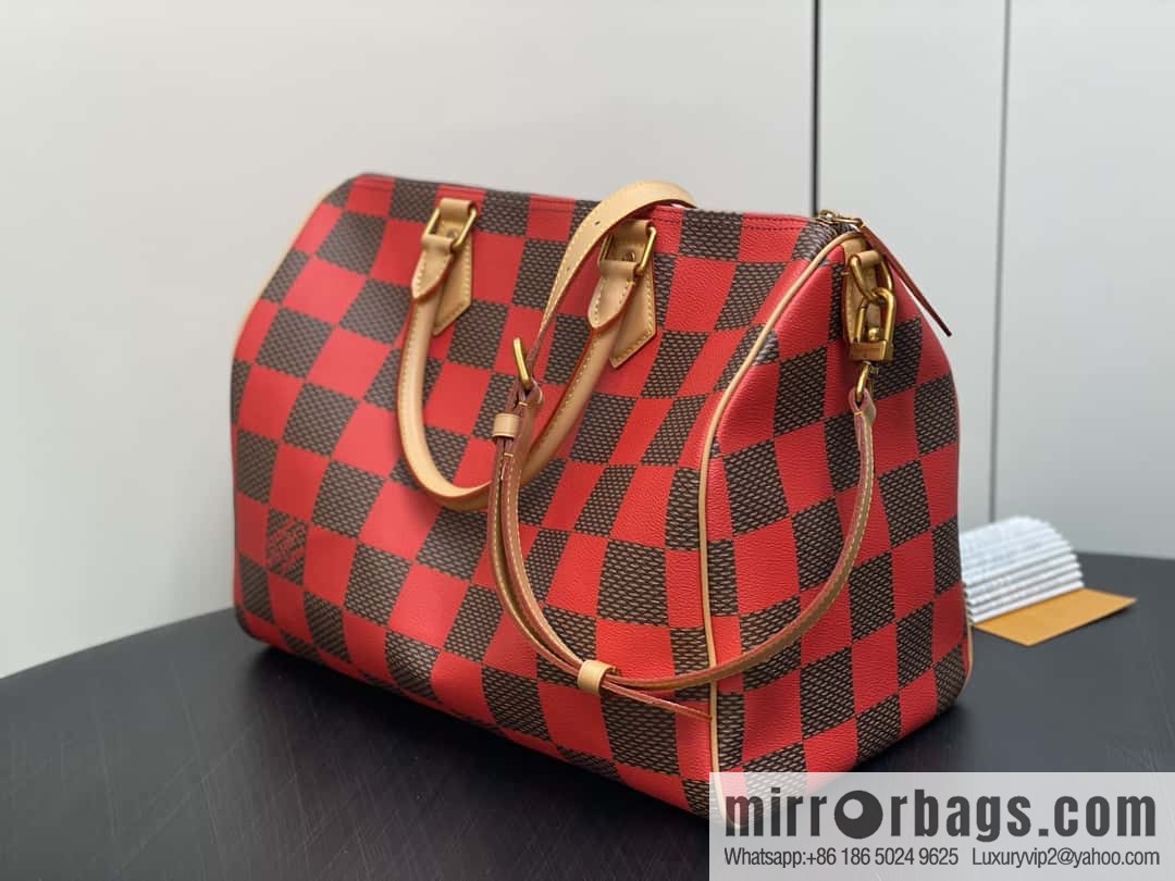 [Premium‑quality] N40579 green N40580 red 40cm travel bag Speedy Bandoulière 40 handbag