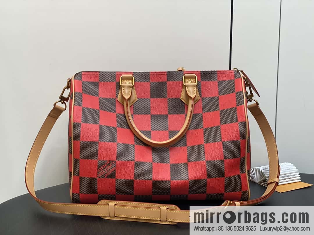 [Premium‑quality] N40579 green N40580 red 40cm travel bag Speedy Bandoulière 40 handbag