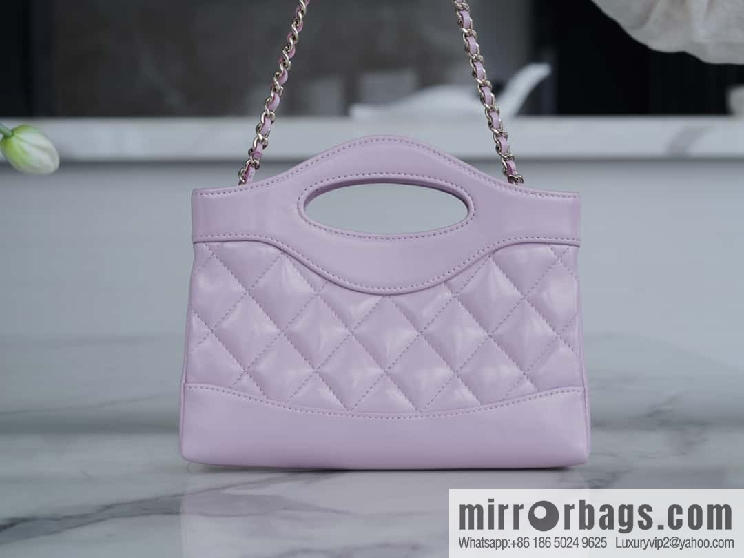 Chanel 24s horizontal 31bag nano pink purple π AP3656
