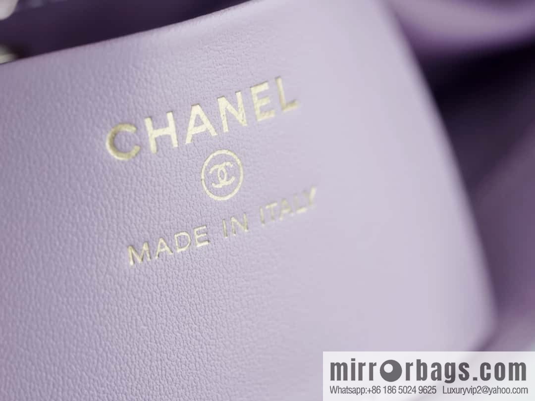 Chanel 24s horizontal 31bag nano pink purple π AP3656