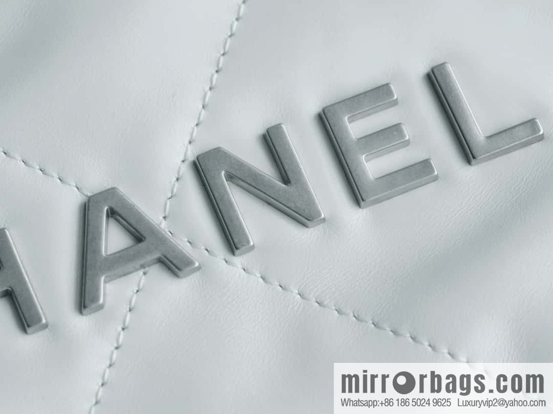 Chanel 23S 22Mini bag silver AS3980