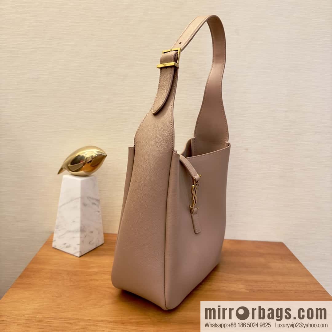 YSL 🆕 autumn and winter new Hobo armpit bag 713938 sand color