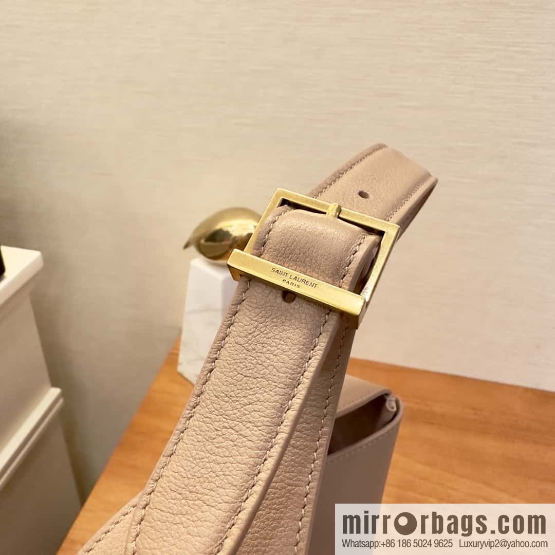 YSL 🆕 autumn and winter new Hobo armpit bag 713938 sand color