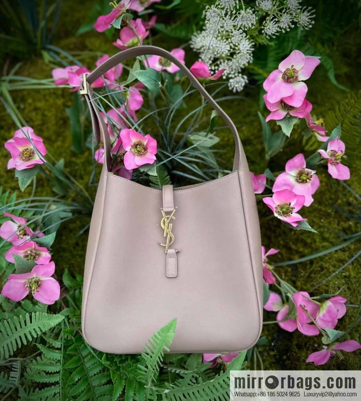 YSL 🆕 autumn and winter new Hobo armpit bag 713938 sand color