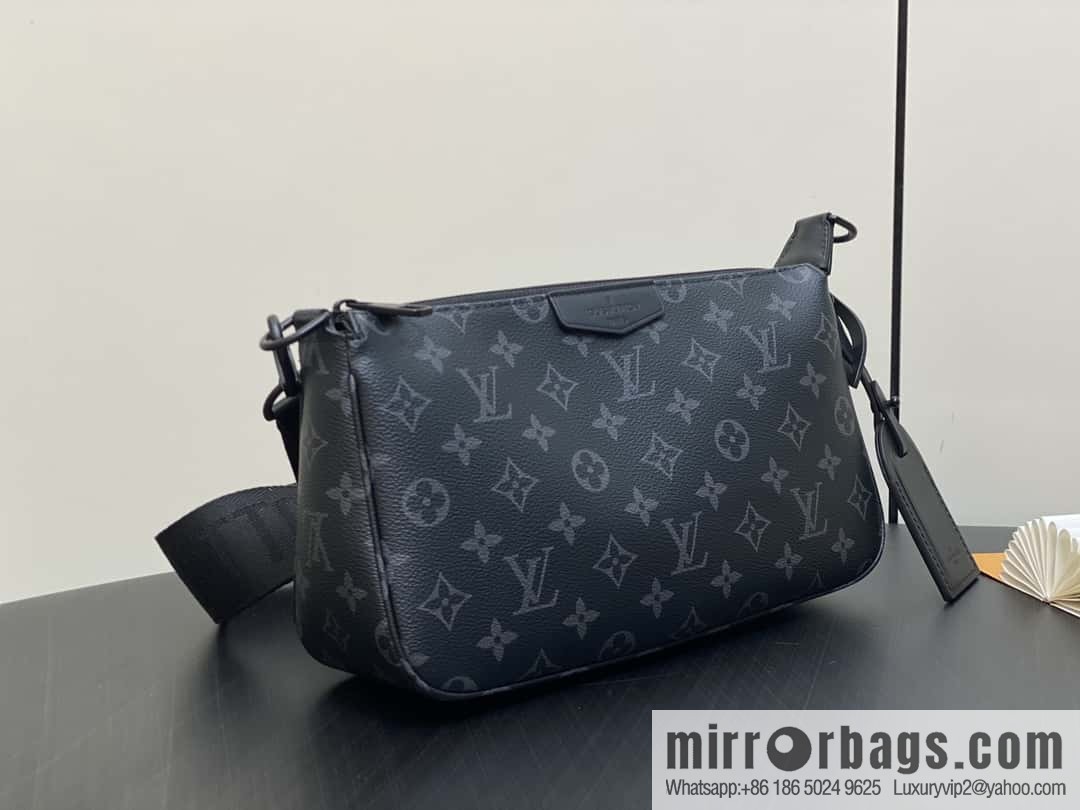 [Original order boutique] M11741 black flower, men's bag mahjong bag series POCHETTE ACCESSOIRE mahjong bag