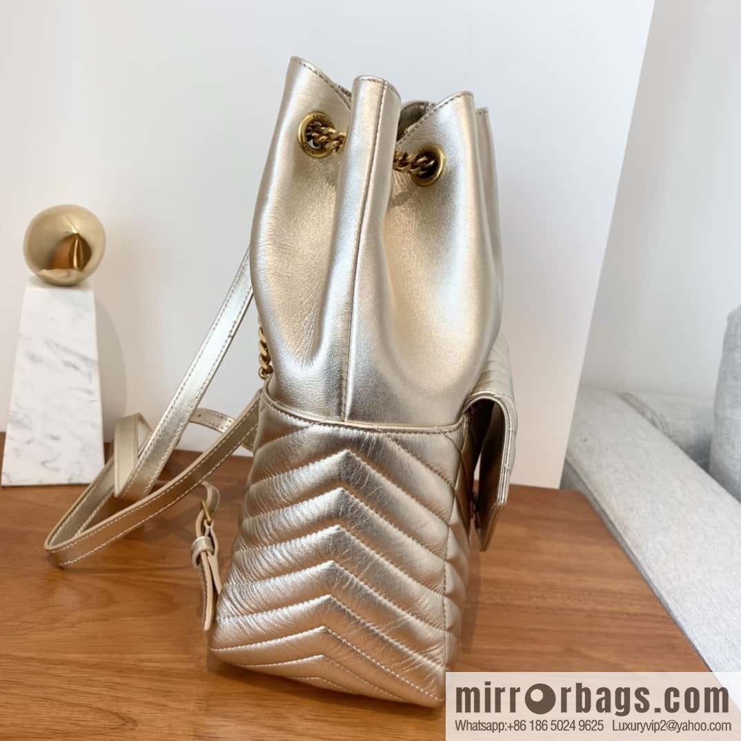 YSL _ backpack champagne 🥂 672609