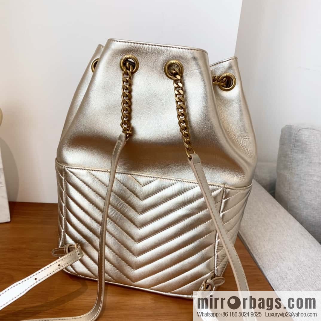 YSL _ backpack champagne 🥂 672609