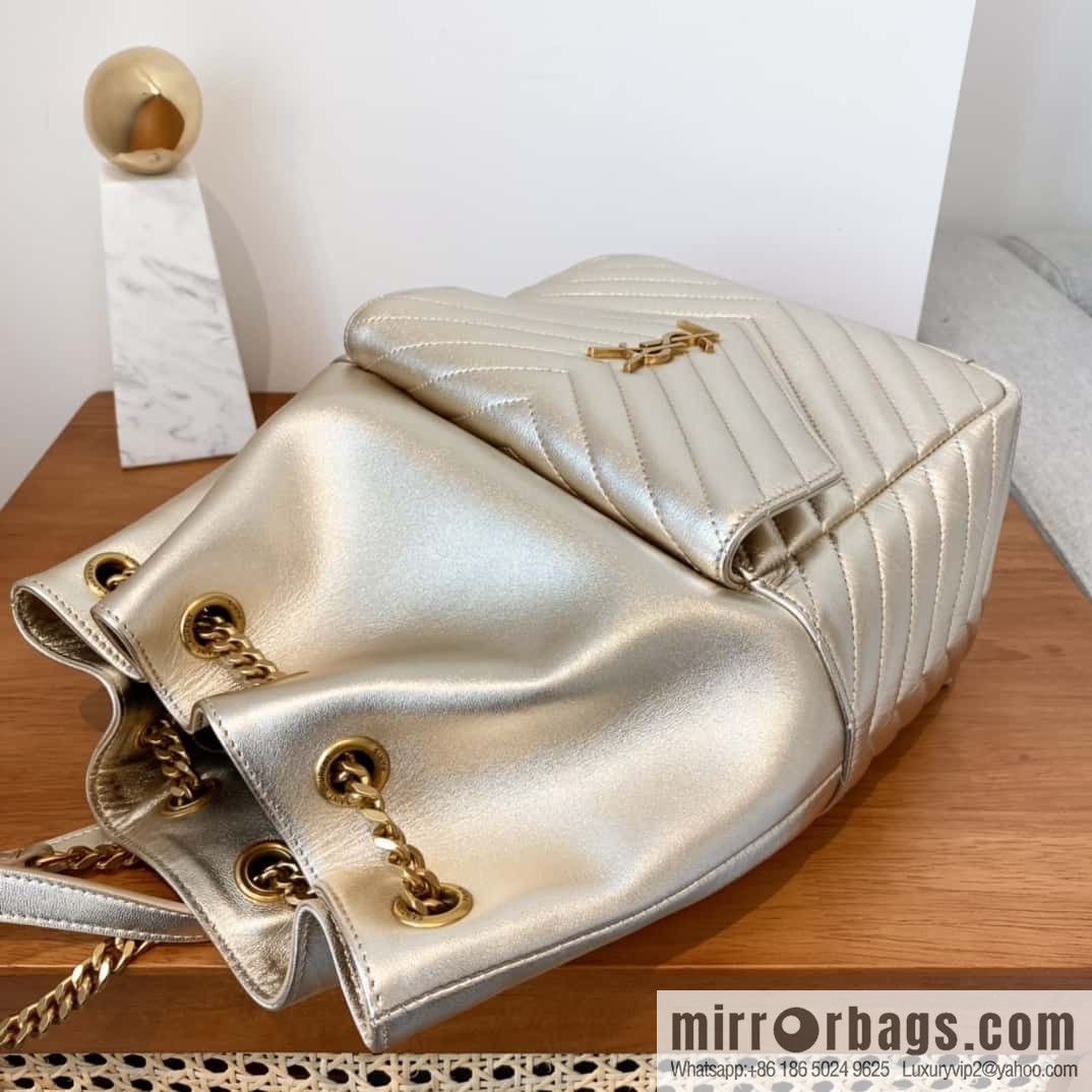 YSL _ backpack champagne 🥂 672609