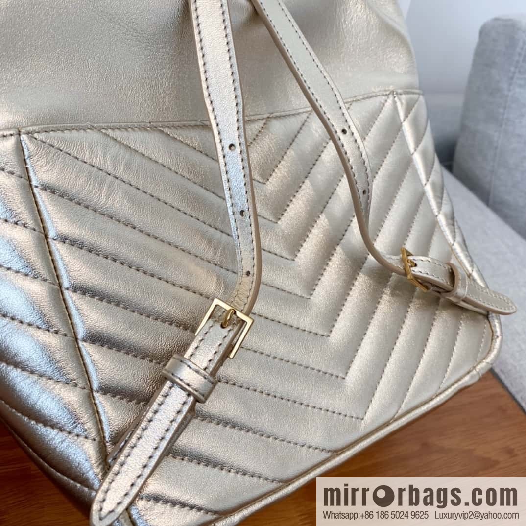 YSL _ backpack champagne 🥂 672609
