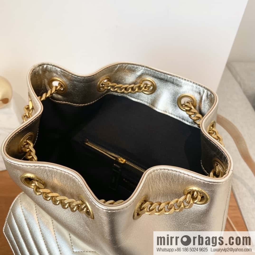 YSL _ backpack champagne 🥂 672609