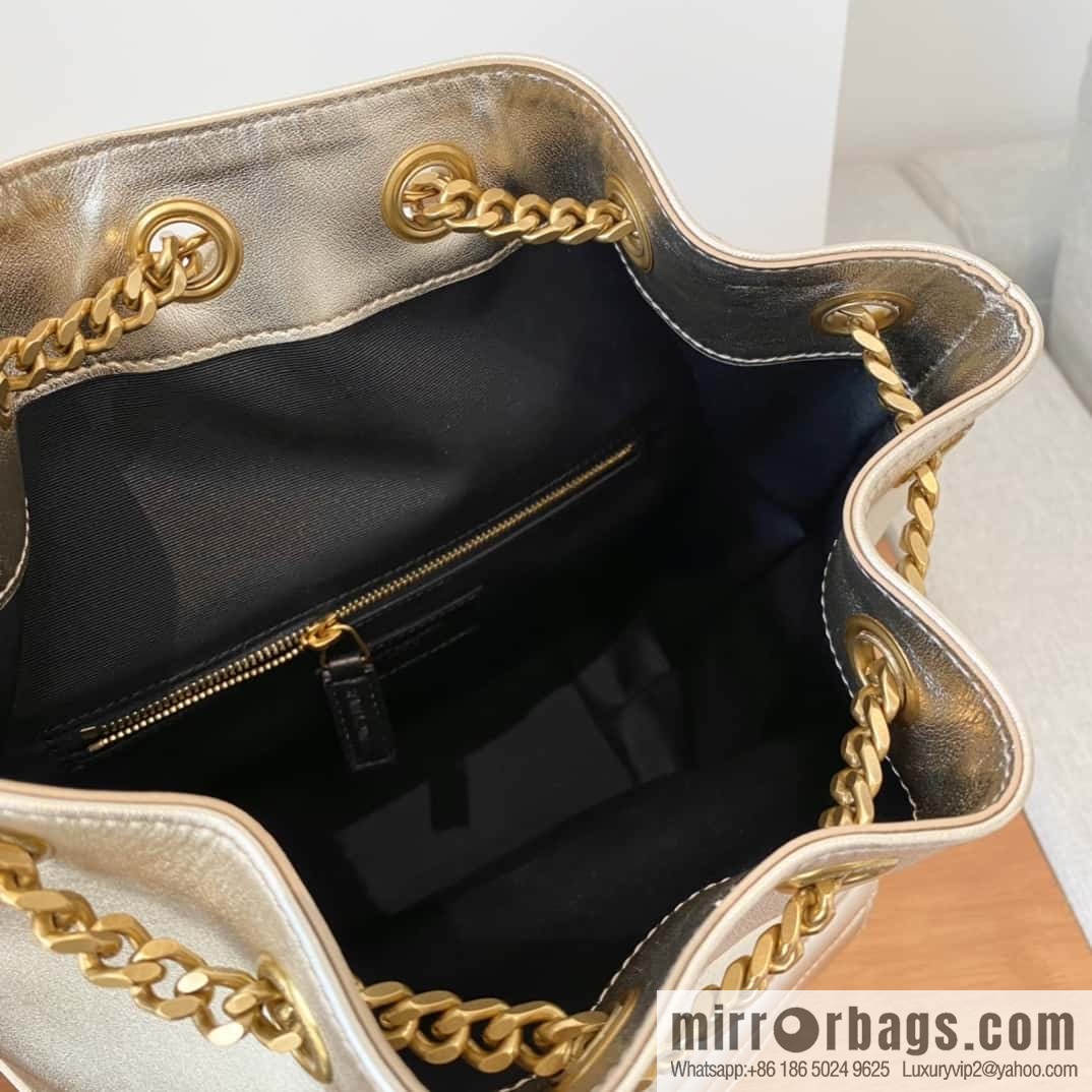 YSL _ backpack champagne 🥂 672609