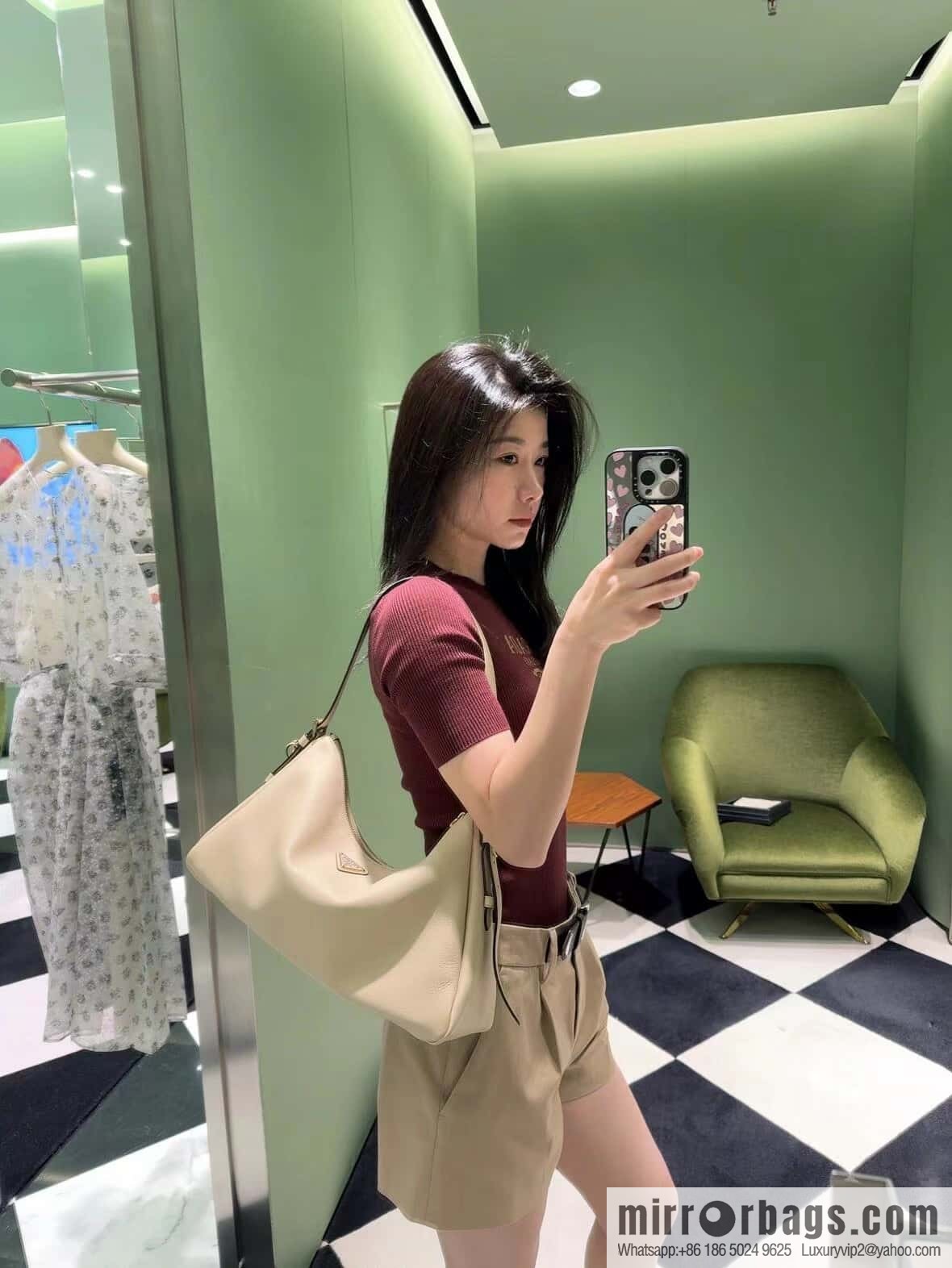 PRADA 🎉 new Aimee armpit bag 🎉 1BC228