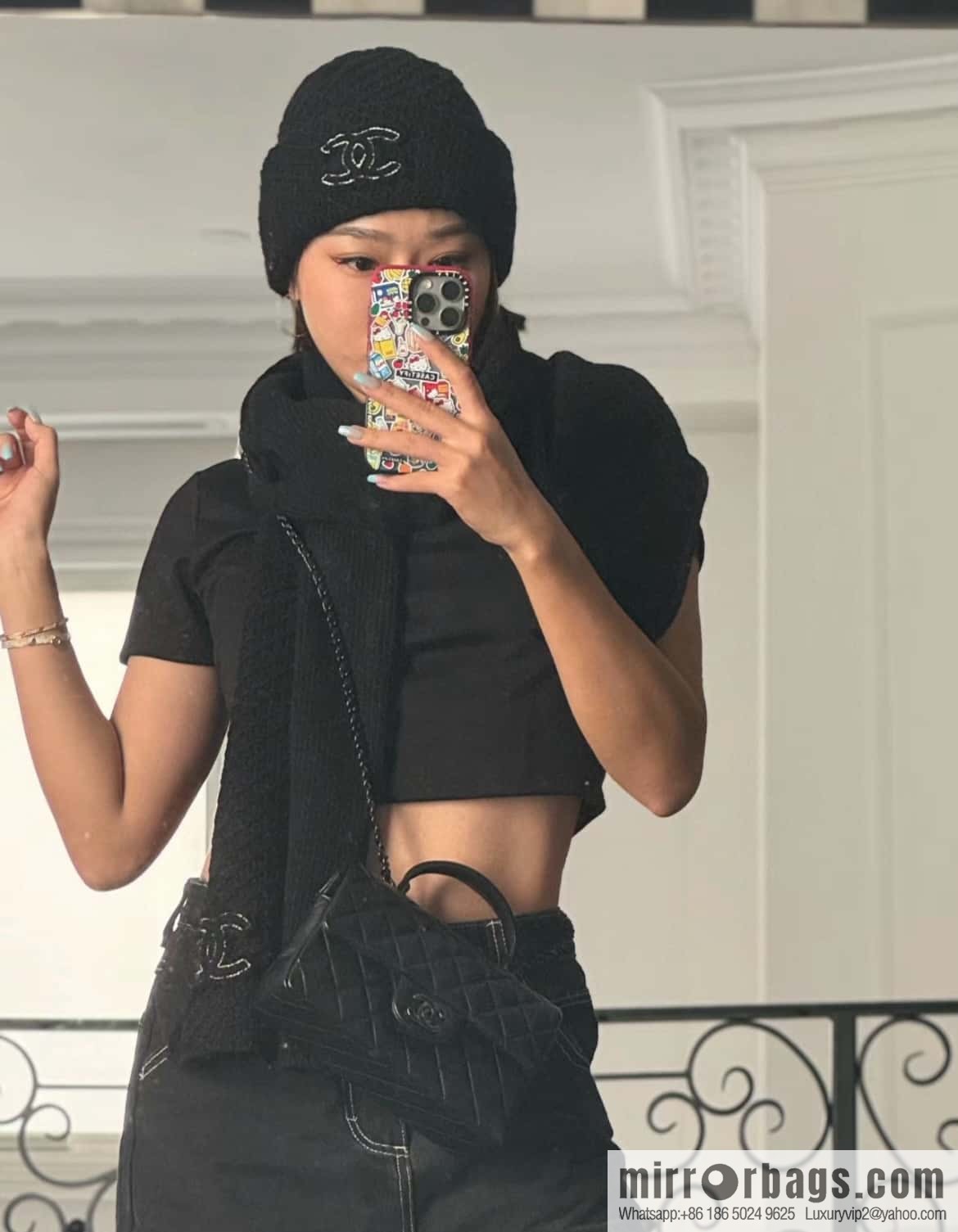 CHANEL CF Mini So Black AS2431