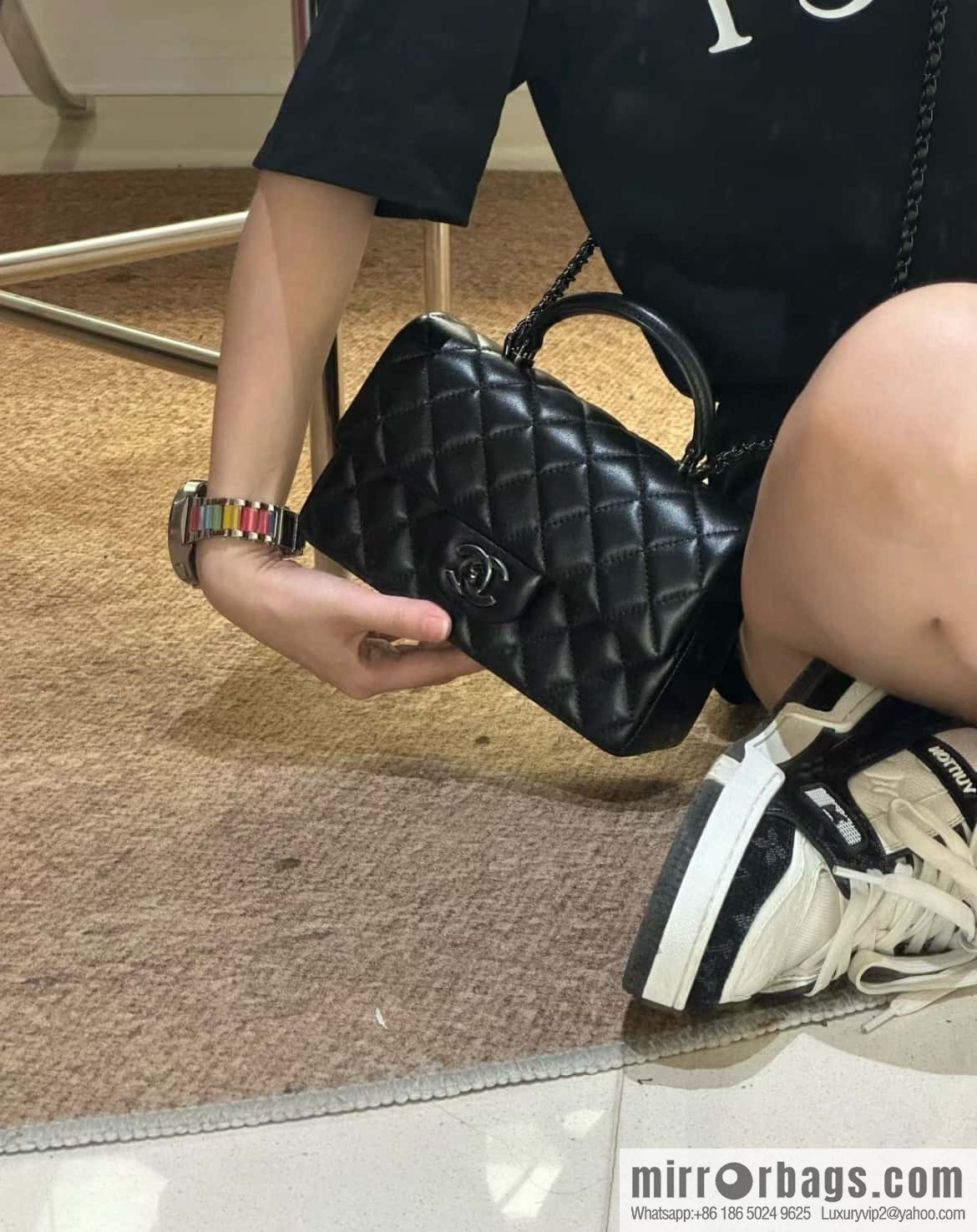 CHANEL CF Mini So Black AS2431