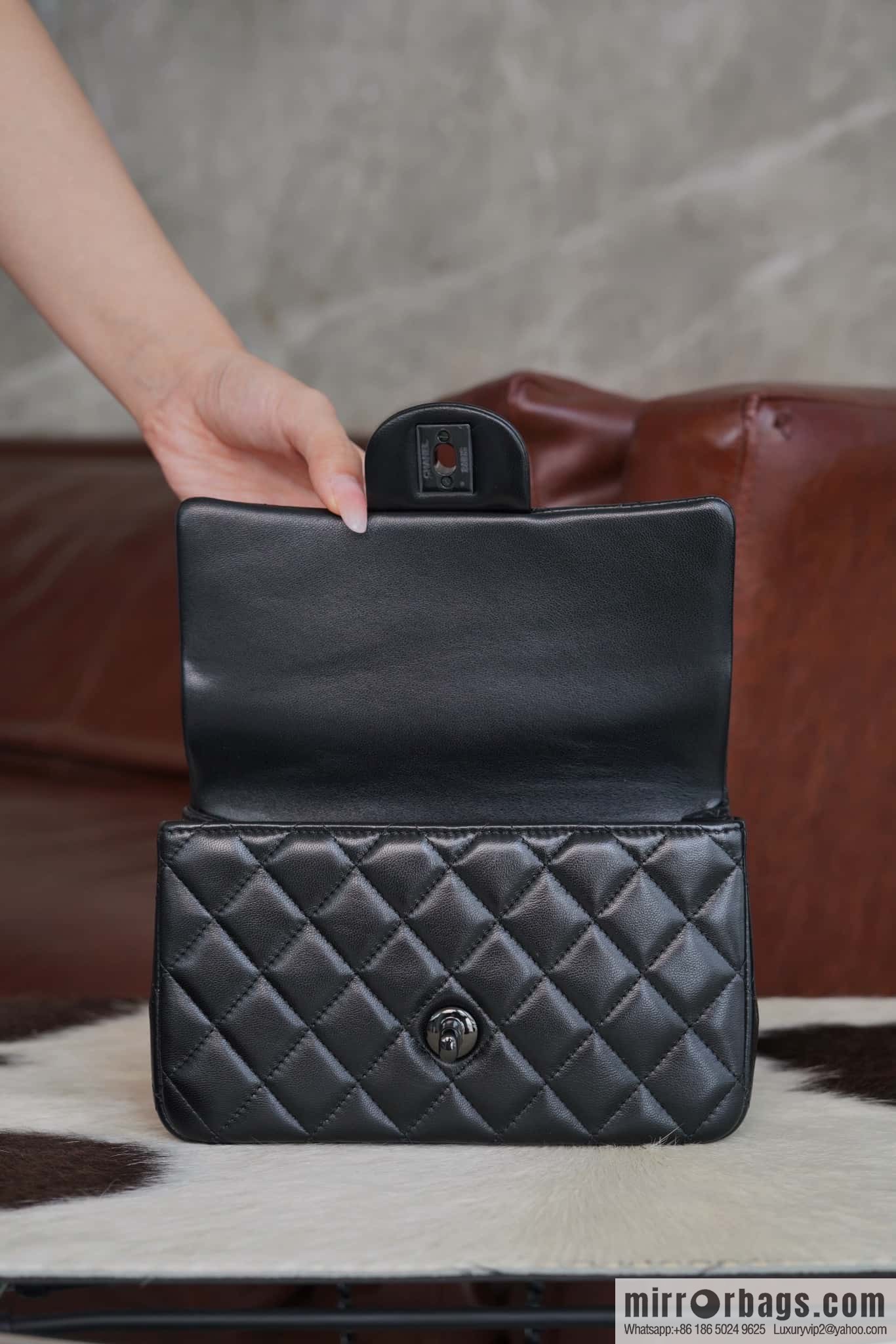 CHANEL CF Mini So Black AS2431