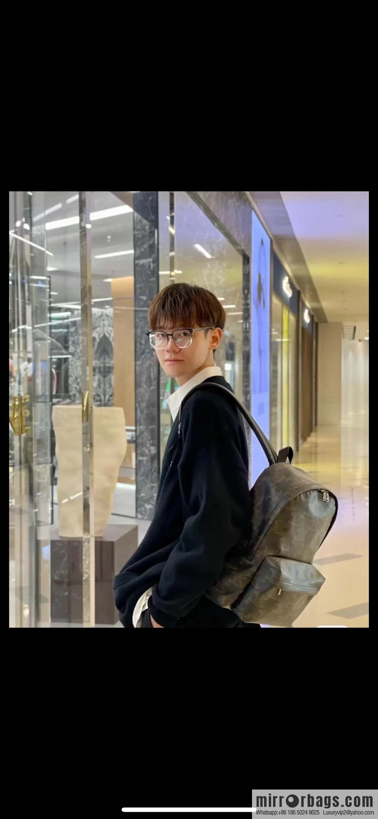 CELINE TRIOMPHE Calfskin medium backpack 188382 presbyopia