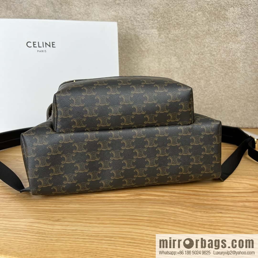 CELINE TRIOMPHE Calfskin medium backpack 188382 presbyopia