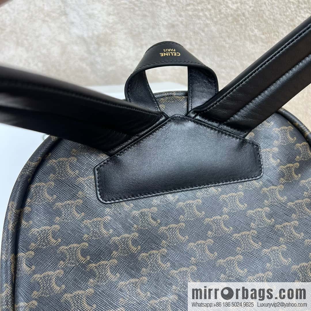 CELINE TRIOMPHE Calfskin medium backpack 188382 presbyopia