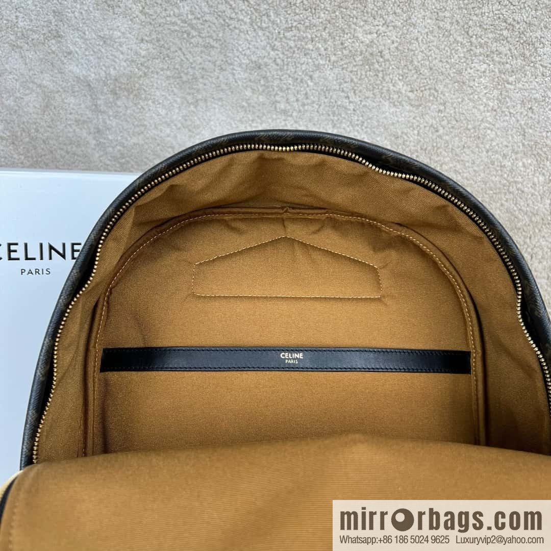 CELINE TRIOMPHE Calfskin medium backpack 188382 presbyopia