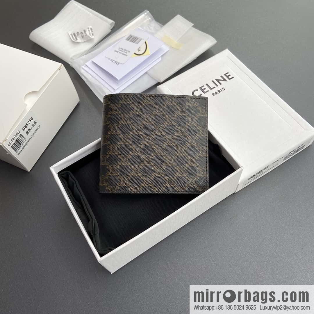 CELINE TRIOMPHE logo printing folding package 10B652BQB.38NO