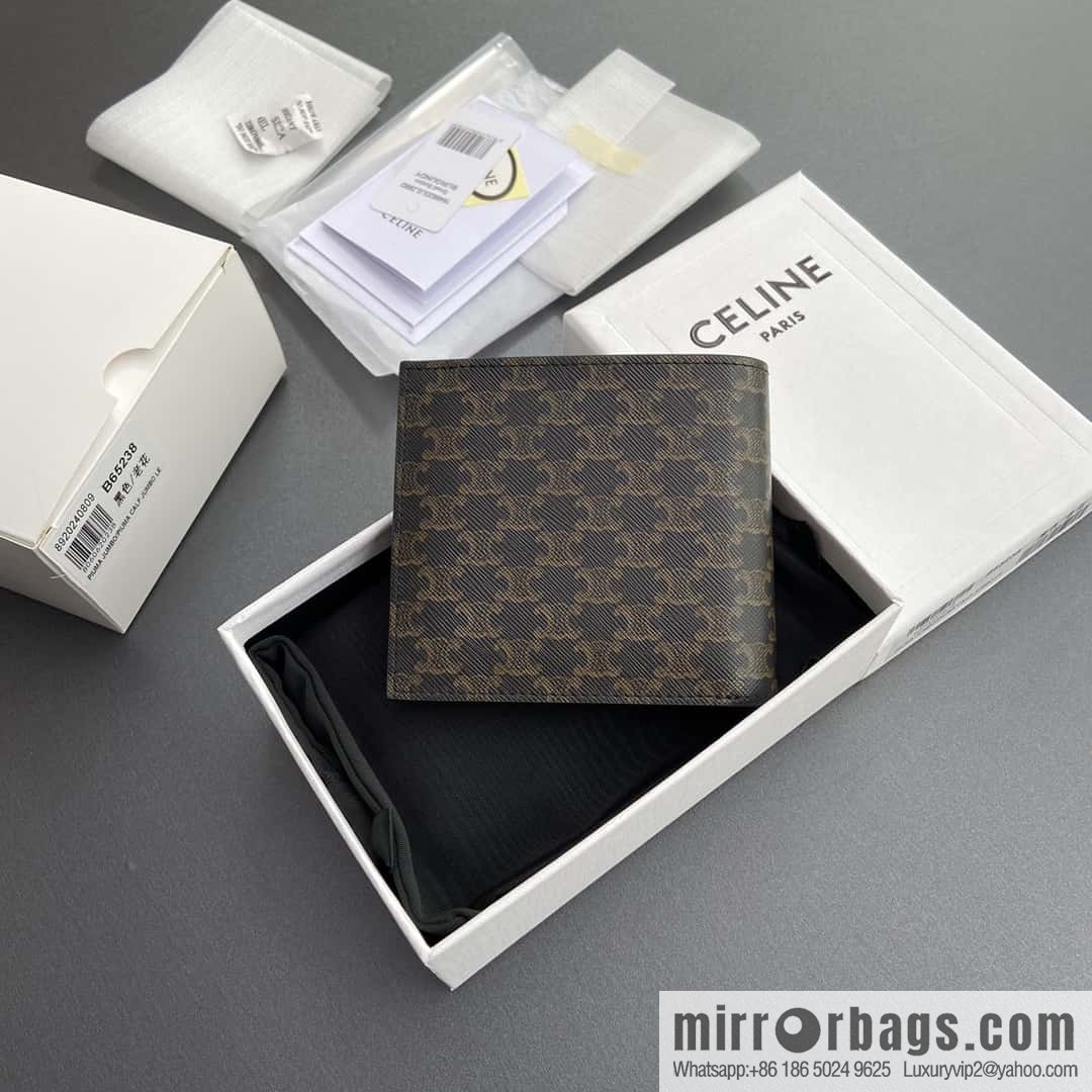 CELINE TRIOMPHE logo printing folding package 10B652BQB.38NO